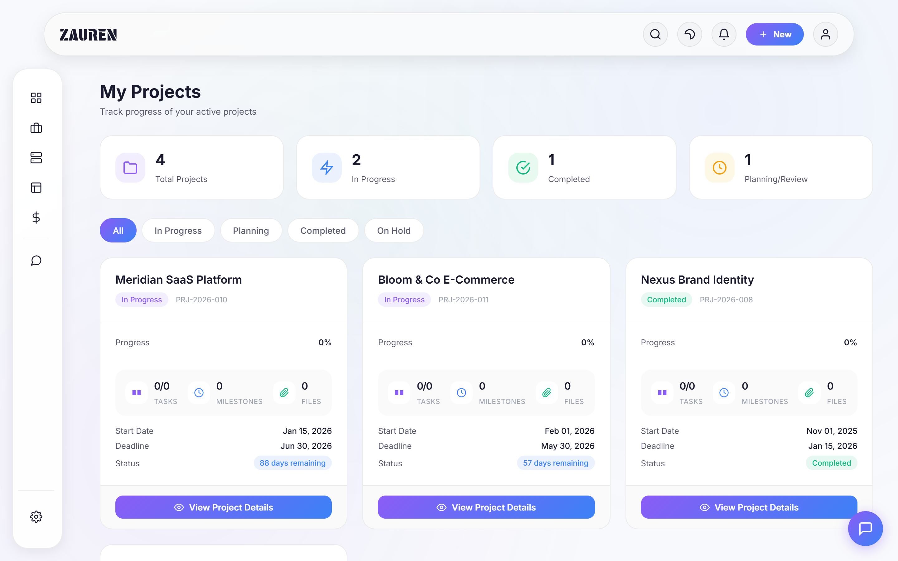 Project Management Dashboard